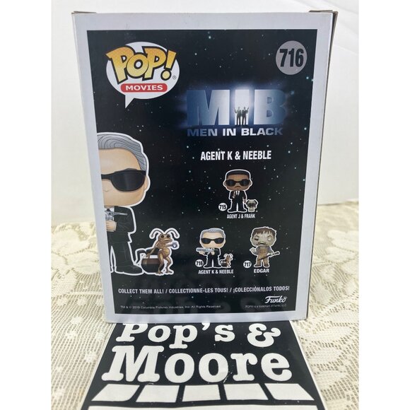 Funko Pop! Men In Black: Agent K & Neeble 716 Vinyl Figure New With Box Defects - Picture 4 of 14